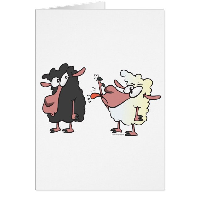het plukken van de zwarte cartoon (Voorkant)