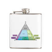 Het Plutonic Rock QAP-diagram van de geoloog Heupfles (Voorkant)