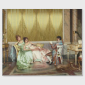 Het poëzie lezen cadeaupapier (Vlak)