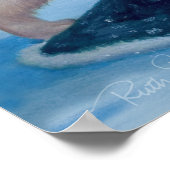 Het Polaire Beer en de sneeuwprinses Poster (Hoek)