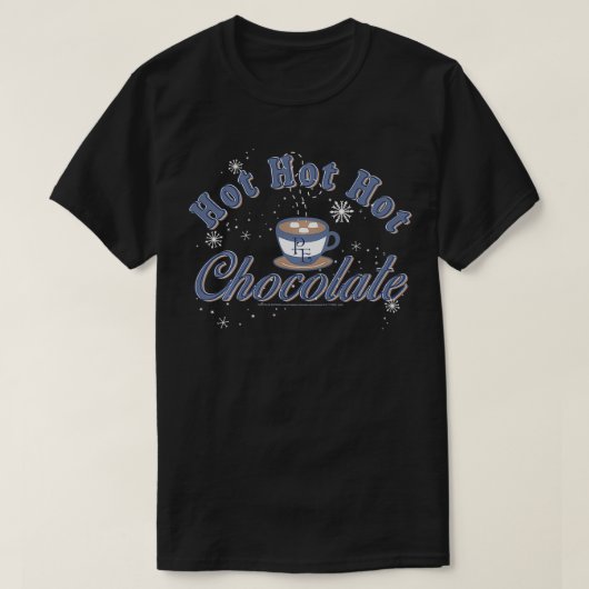 Het polaire persé Hot Chocolate Logo Pullov T-shirt (Design voorkant)
