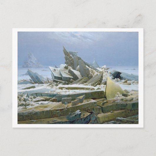 Het Polaire Zee, 1824 Briefkaart (Voorkant)