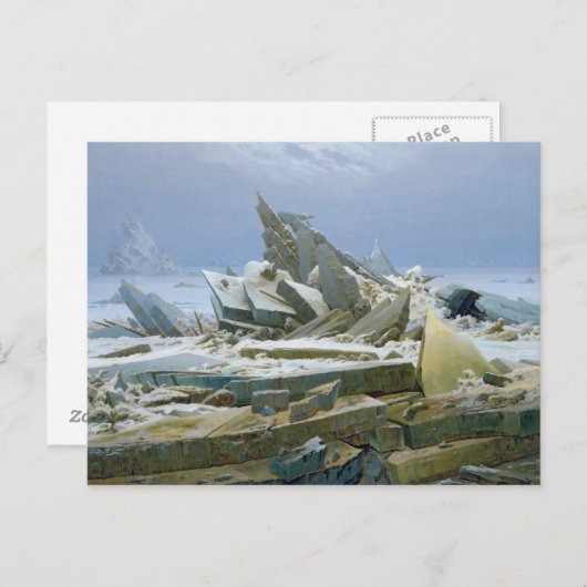 Het Polaire Zee, 1824 Briefkaart (Voorkant / Achterkant)