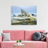 Het Polaire Zee, 1824 Canvas Afdruk (Insitu (Woonkamer))