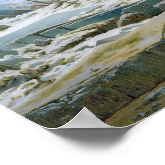 Het Polaire Zee, 1824 Poster (Hoek)