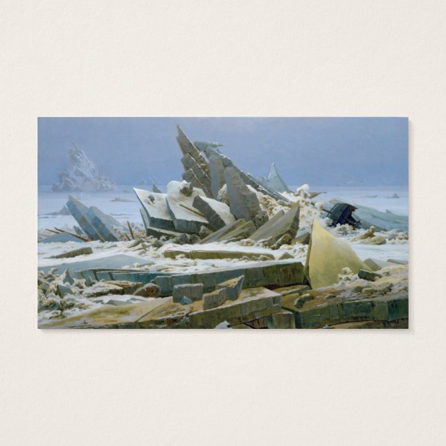 Het Polaire Zee, 1824 Visitekaartjes (Achterkant)