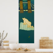 Het Polar-Beer en zijn keukenbezoek in Londen 2009 Poster (Keuken)