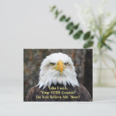 Het politieke Briefkaart van de STEM van Eagle van (Staand voorkant)