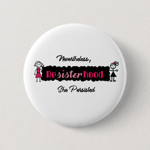 Het politieke verzet bleef echter bestaan ronde button 5,7 cm