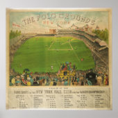 Het Polo-grondbalstadion in 1887 Poster (Voorkant)