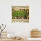 Het Polo-grondbalstadion in 1887 Poster (Keuken)