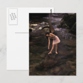 Het Pond Fairy, Fantasy Art Briefkaart (Voorkant / Achterkant)