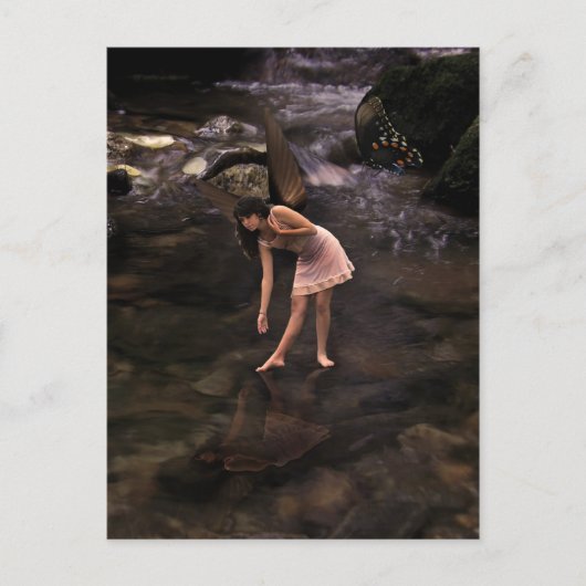 Het Pond Fairy, Fantasy Art Briefkaart (Voorkant)