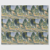 Het Pond van Paul Cezanne Wrapping Paper Cadeaupapier (Vlak)