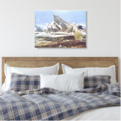 Het poolijs Zee (door Caspar David Friedrich) Canvas Afdruk (Insitu (Slaapkamer))