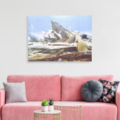 Het poolijs Zee (door Caspar David Friedrich) Canvas Afdruk (Insitu (Woonkamer))