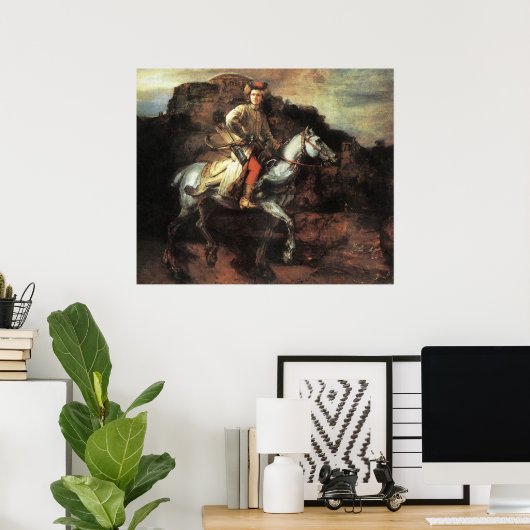 Het Poolse Poster van Rider (Thuiskantoor)