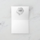 Het pop-art dankt u of Lege Nota Bedankkaart (Binnen)