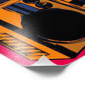 Het Pop-Art Poster van de Uitbreiding van Boombox (Hoek)