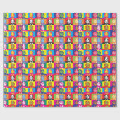 Het Pop-art van Donald Trump Cadeaupapier (Vlak)