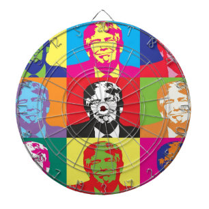 Het Pop-art van Donald Trump Dartbord