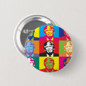 Het Pop-art van Donald Trump Ronde Button 5,7 Cm (Voorkant /achterkant)