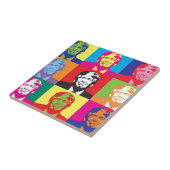 Het Pop-art van Donald Trump Tegeltje (Zijkant)