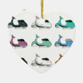 Het Pop-art van Lambretta Keramisch Ornament (Voorkant)