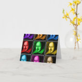 Het Pop-art van Shakespeare Kaart (Gele Bloem)