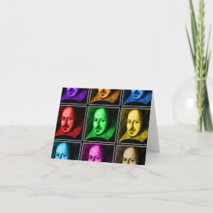 Het Pop-art van Shakespeare Kaart