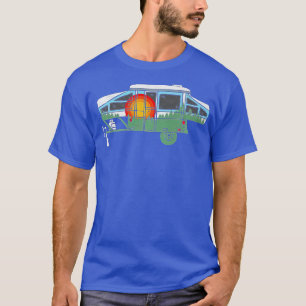Het Pop-op Ontwerp van de Camper van de  Natuur va T-shirt