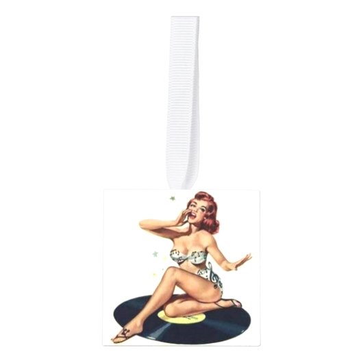 Het pop-upmeisje op record decoratie (Voorkant)