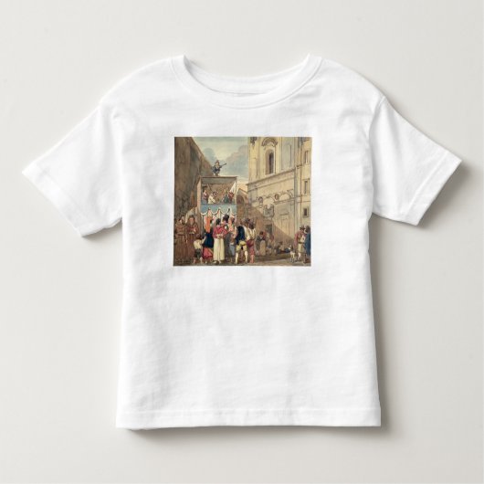 Het pop-uppet-theater kinder shirts (Voorkant)