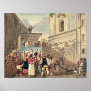 Het pop-uppet-theater poster