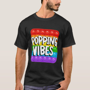 Het populeren van Vibes Cool Game Board Fidget Pop T-shirt