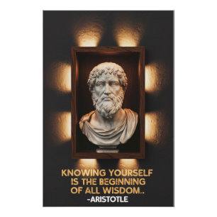 Het portaal van de wijsheid De essentie van Aristo Perfect Poster