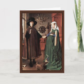Het portret Arnolfini het Huwelijk Arnolfini door Kaart (Voorkant)
