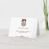 Het Portret Notecard van A. Neuman Bubu Kaart (Achterkant)