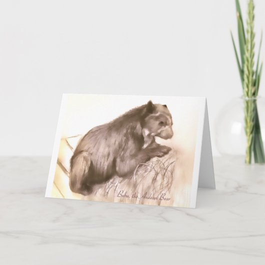 Het Portret Notecard van A. Neuman Bubu Kaart (Voorkant)