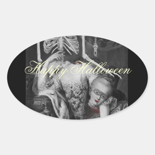 Het portret ovale sticker (Voorkant)