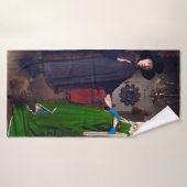 Het portret van Arnolfini, Jan van Eyck Badhanddoek (Badhanddoek)