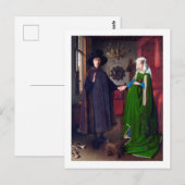 Het portret van Arnolfini, Jan van Eyck Briefkaart (Voorkant / Achterkant)