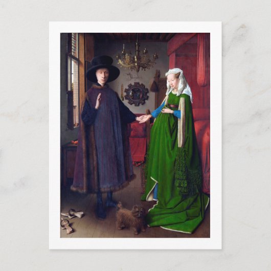 Het portret van Arnolfini, Jan van Eyck Briefkaart (Voorkant)