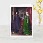 Het portret van Arnolfini, Jan van Eyck Kaart (Gele Bloem)