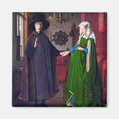 Het portret van Arnolfini, Jan van Eyck Magneet (Voorkant)