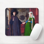 Het portret van Arnolfini, Jan van Eyck Muismat (Met muis)