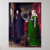 Het portret van Arnolfini, Jan van Eyck Poster (Voorkant)