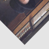 Het portret van Arnolfini, Jan van Eyck Tissuepapier (Detail)