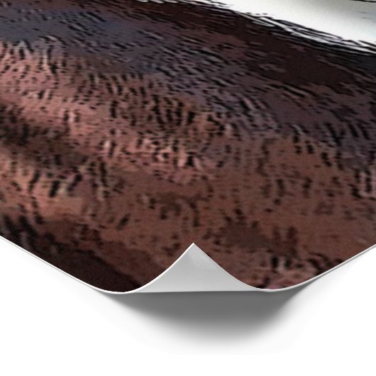 Het Portret van Boston Terrier met het Stropdas Re Poster (Hoek)