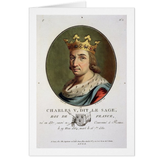 Het portret van Charles V, de zogenaamde 'The Wise (Voorkant)